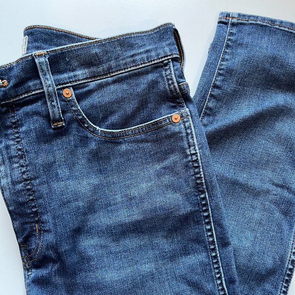 Madewell Denim - MADEWELL, STOVEPIP JEANS, DEARHAM WASH, SIZE 31